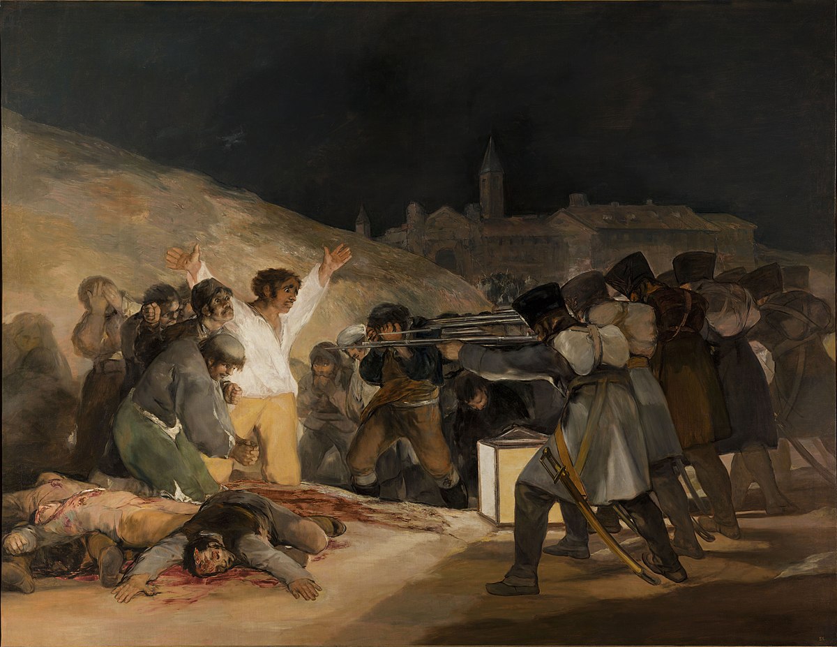 'El 3 de mayo de 1808' de Goya.